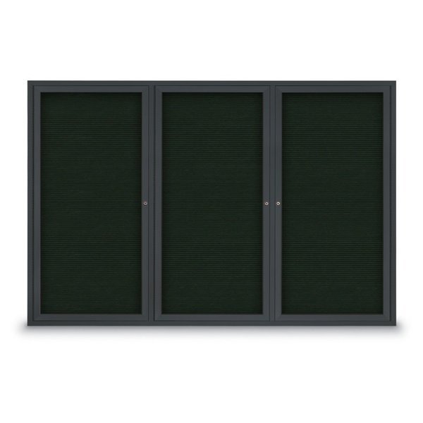 Open Faced Traditional Rounded Corkboard, UNITED VISUAL PRODUCTS, Mfr# UV643ARC-GOLD-CLOUD